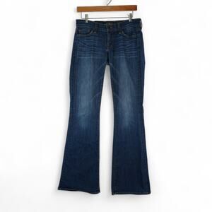 Lucky Brand Charlie Flare Jeans Women 4/27 Low Rise  USA Boho Y2K Festival